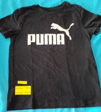 Remera puma negra original